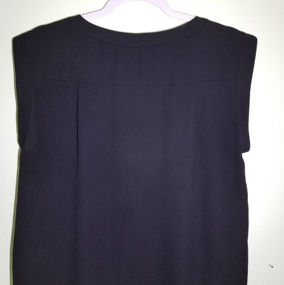 J. Crew | Black Semi Sheer Top - Picture 4 of 5